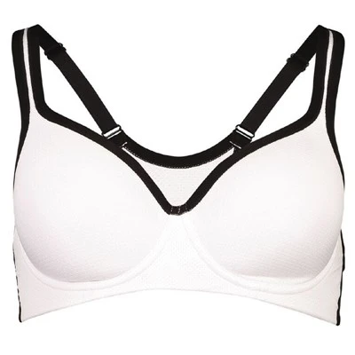 Ladies' Plain Knitted Fabric Sports Bra